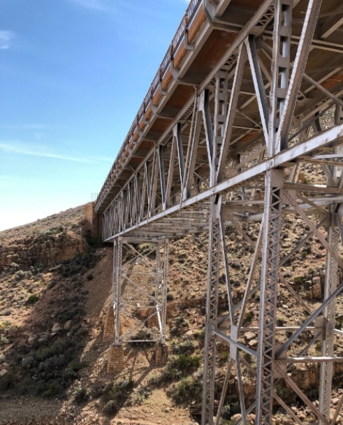 bridge over a canyon